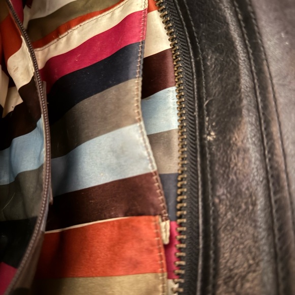 Coach Black Leather Satchel with Gold Hardware - Picture 8 of 11